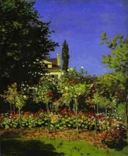 Haga click para ver la imagen ampliada garden in bloom at sainte-addresse.jpg
